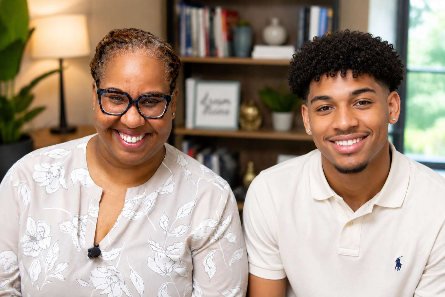 Dr. Tori Brown with community youth